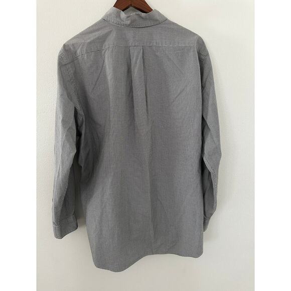 Ralph Lauren Black Checked Poplin Shirt Classic Fit sz 16.5 - Picture 3 of 3